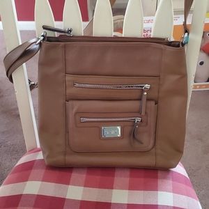 Crossbody handbag 7 compartments  long shoulder st